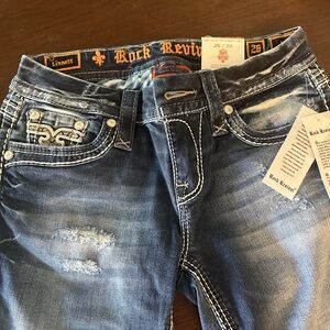 Rock Revival Jeans “Linnett” Ankle Skinny Tag Size 26/28